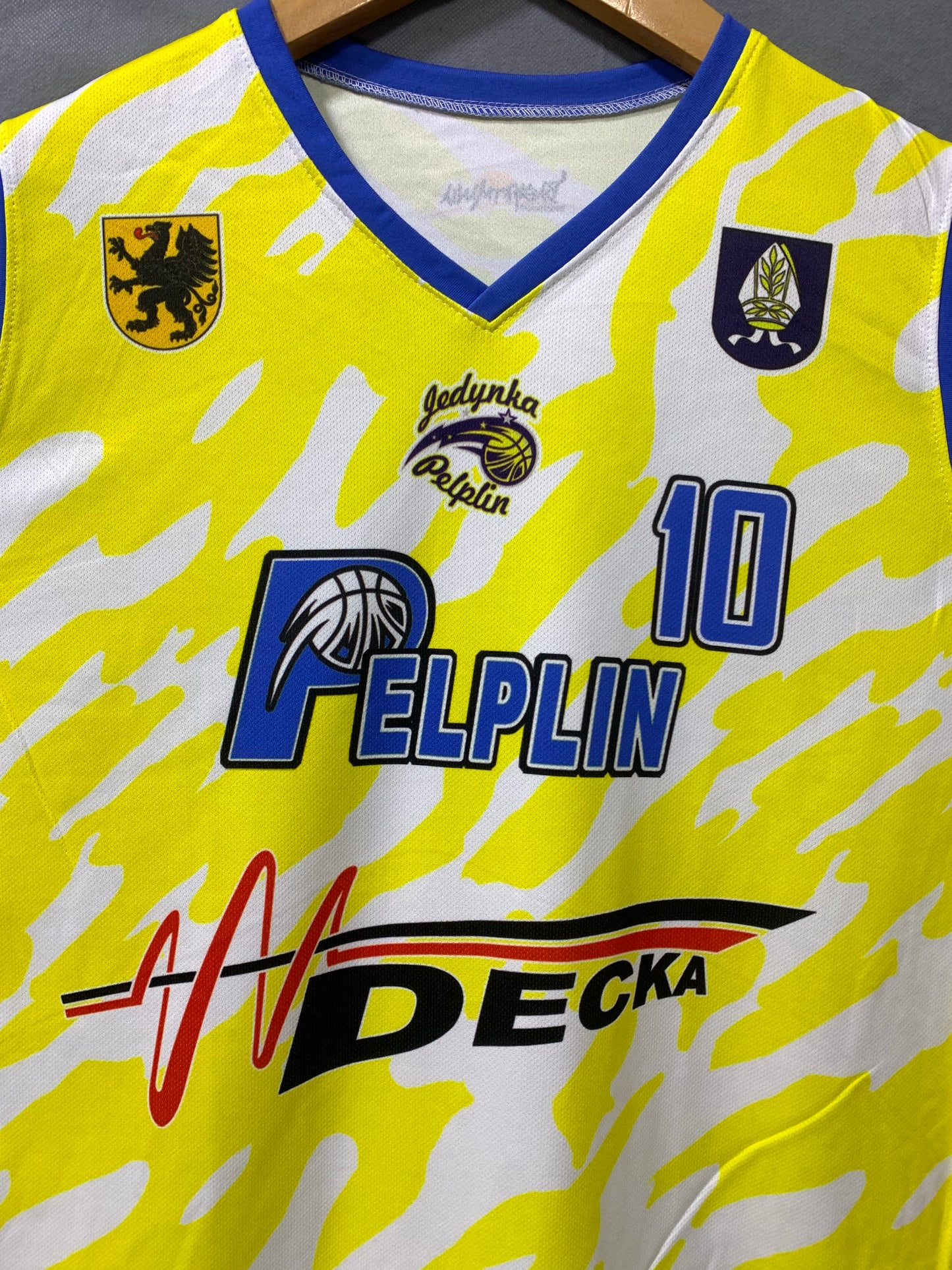 Pelpin Basket Mania For Yellow Sports Men Vest T Shirt S