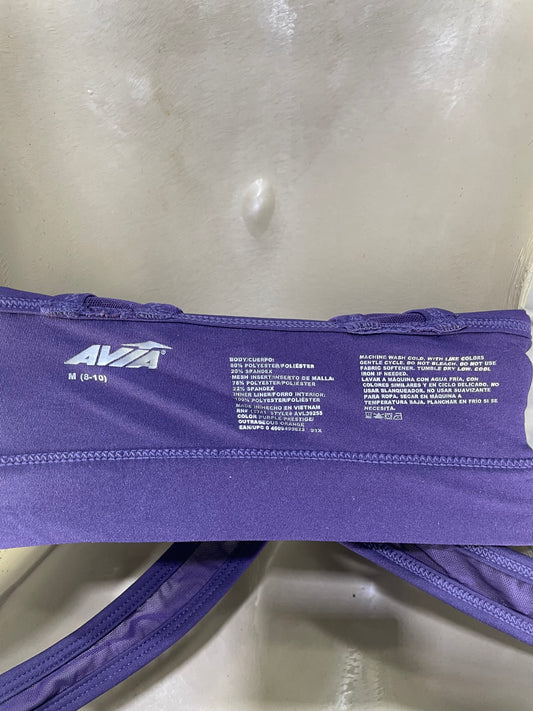 Avia Purple Sports Gym Bra For Women M