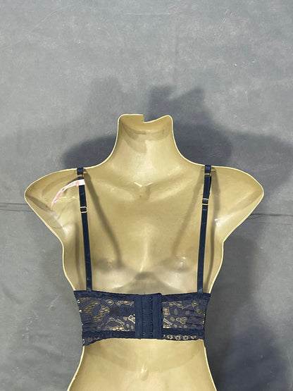 Daisy Fuentes Blue Sports Gym Bra For Women S