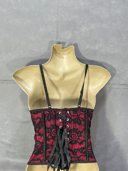 Shein Maroon Sports Gym Bra For Women M