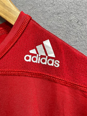 Adidas Red Sports For Men T Shirt M