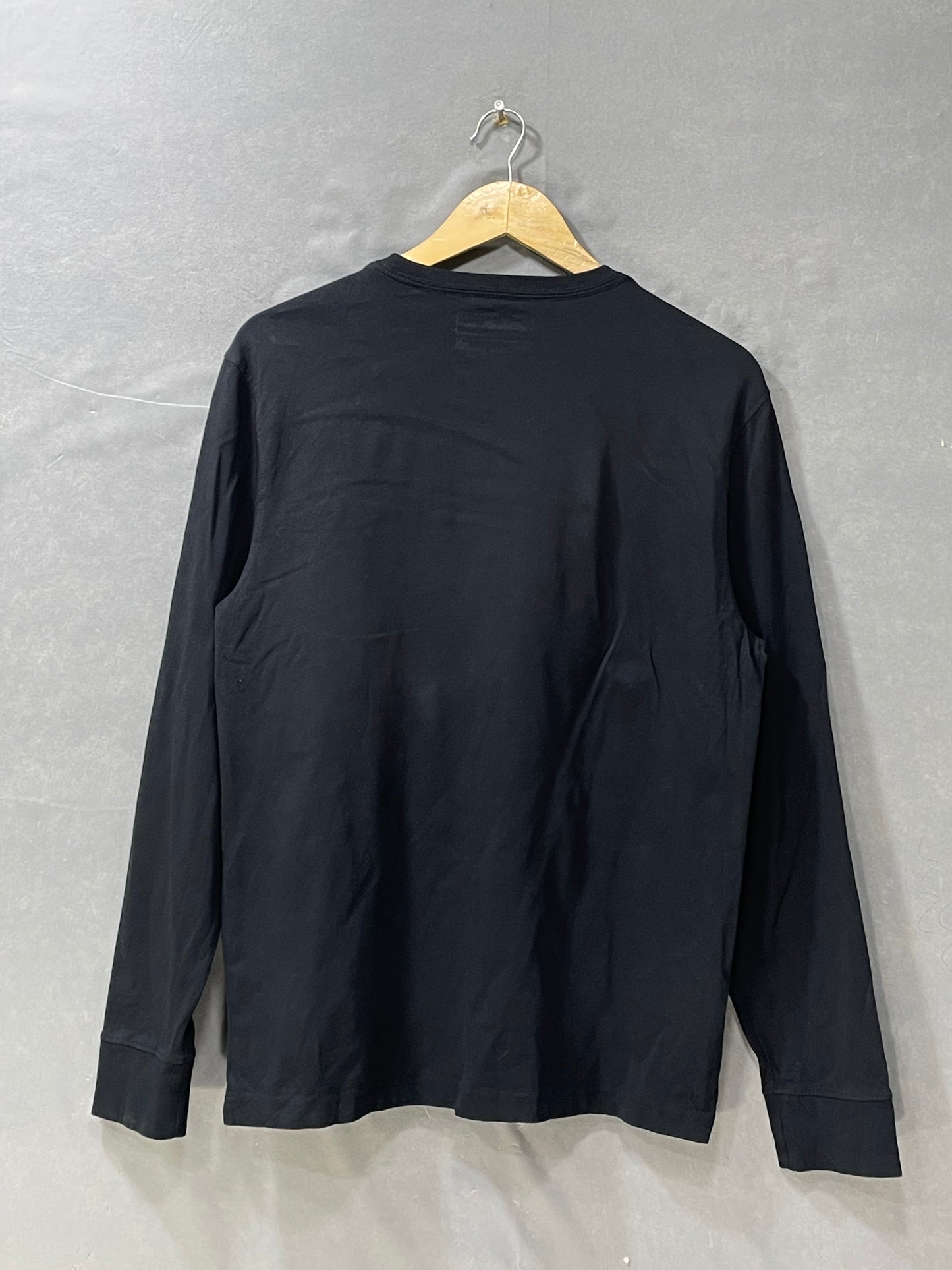 Eddie Bauer Black Cotton T Shirt For Men Medium