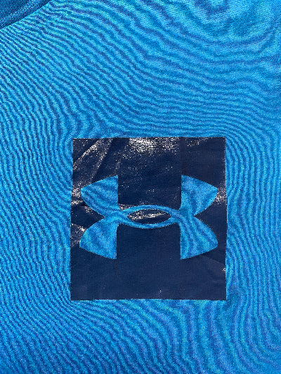 Under Armour Blue Cotton T Shirt For Men Medium