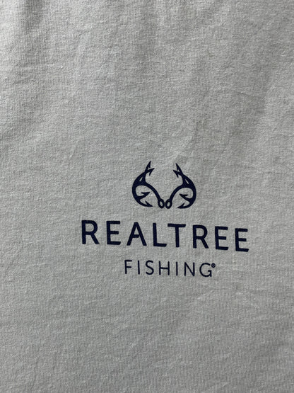 REALTREE Gray Cotton T Shirt For Men X Large