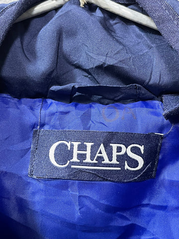 Chaps Navy Blue Parachute Puffer Jacket For Men Large