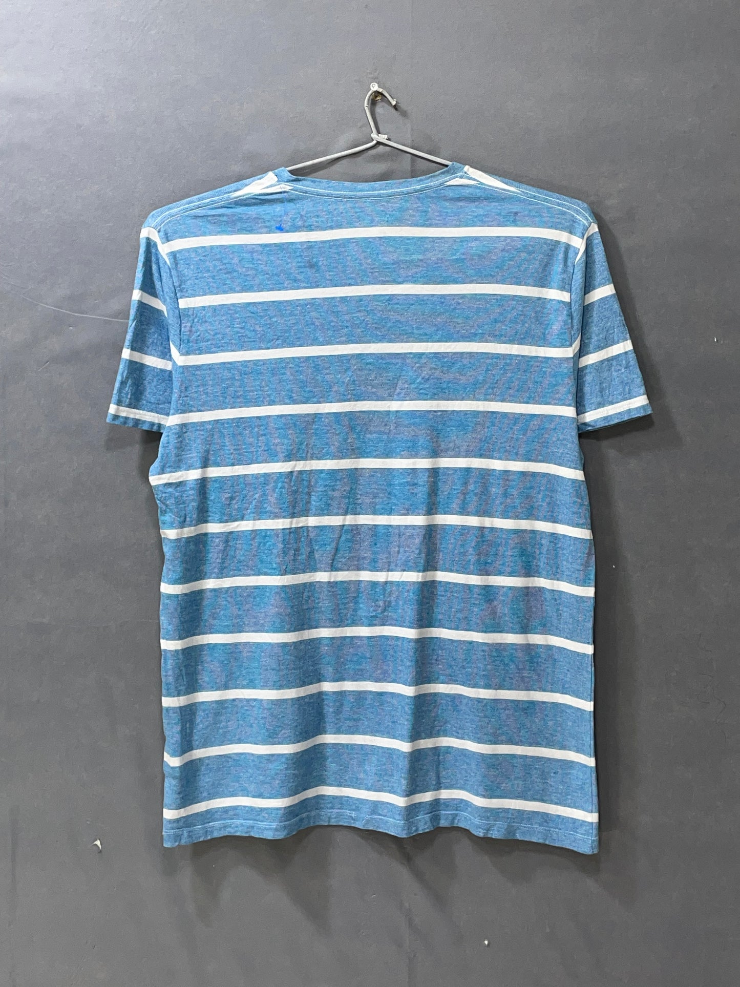 Old Navy Blue Cotton T Shirt For Men Large