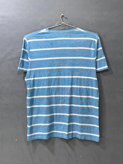 Old Navy Blue Cotton T Shirt For Men Large