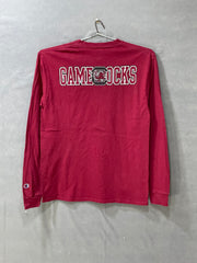 Champion Maroon Cotton T Shirt For Men Medium