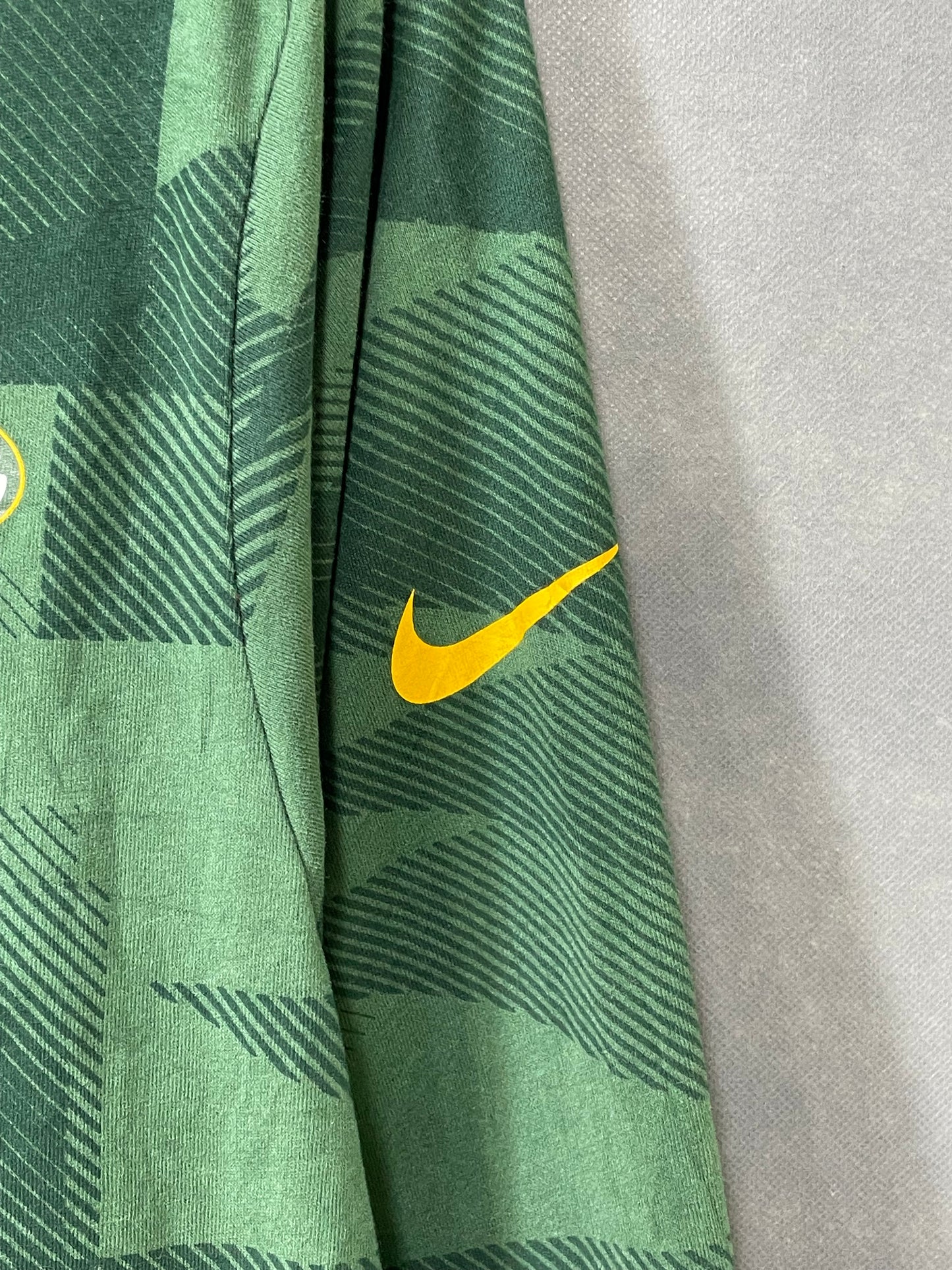 Nike The Tee Green Cotton T Shirt Hood For Men 3X Large