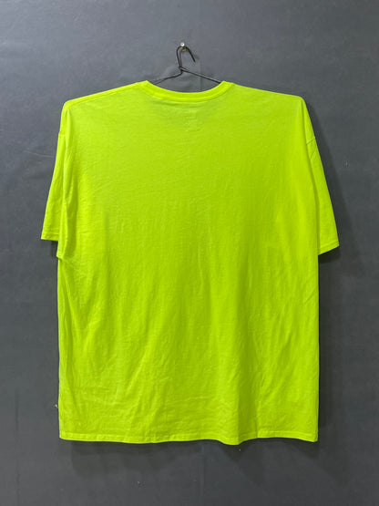 Hanes Green Cotton T Shirt For Men 3X Large