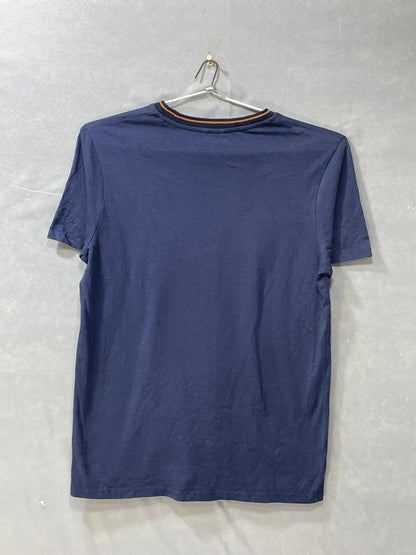 Jack & Jones Blue Cotton T Shirt For Men Large
