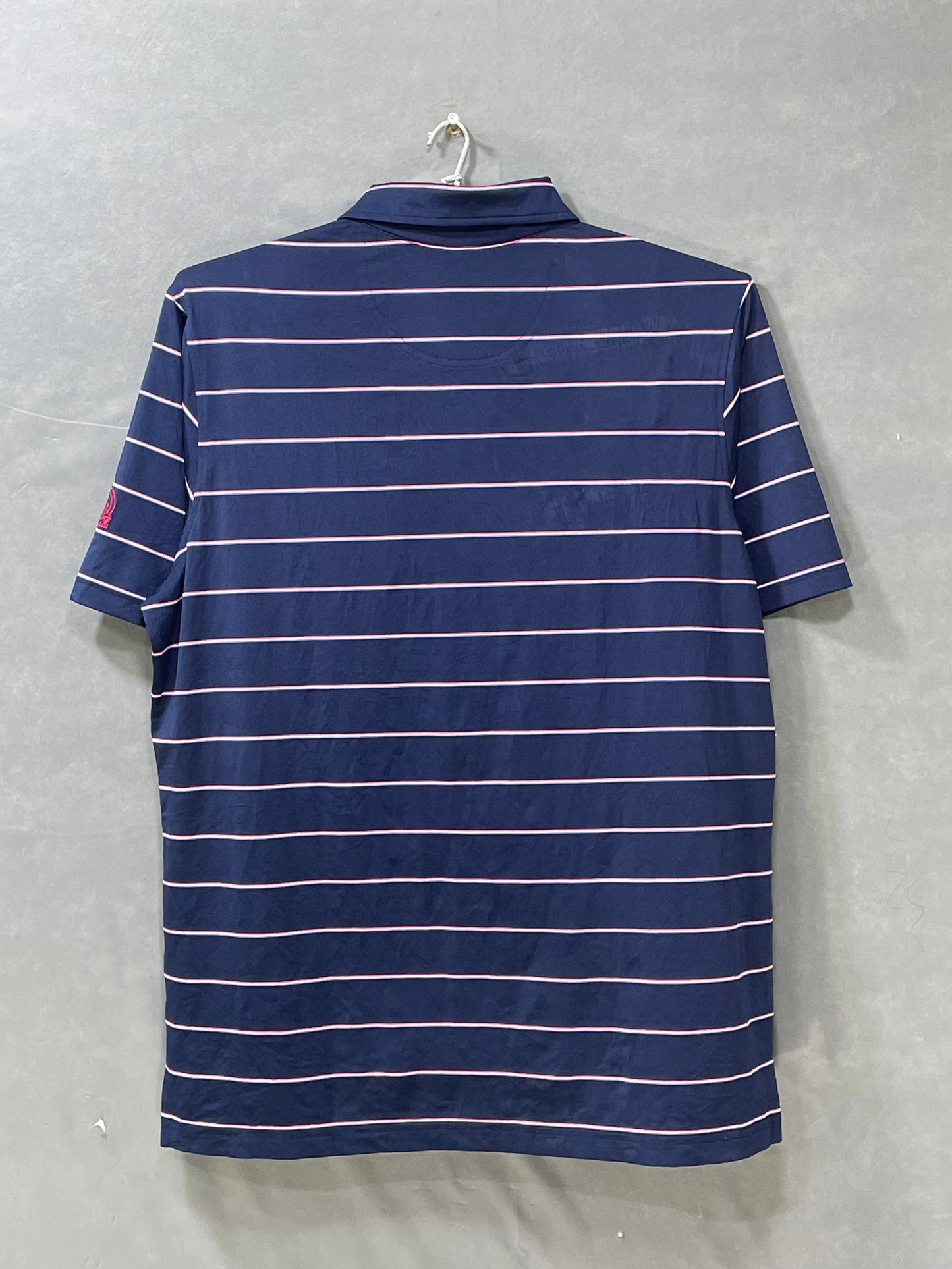 FG Tech Blue Sport Polo T Shirt For Men L
