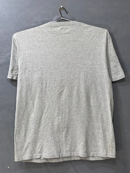 NFL Gray Cotton T Shirt For Men Large