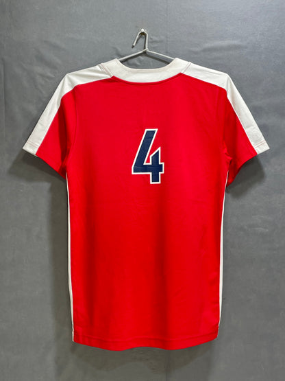 Nike Baseball Red Sports For Men T Shirt S