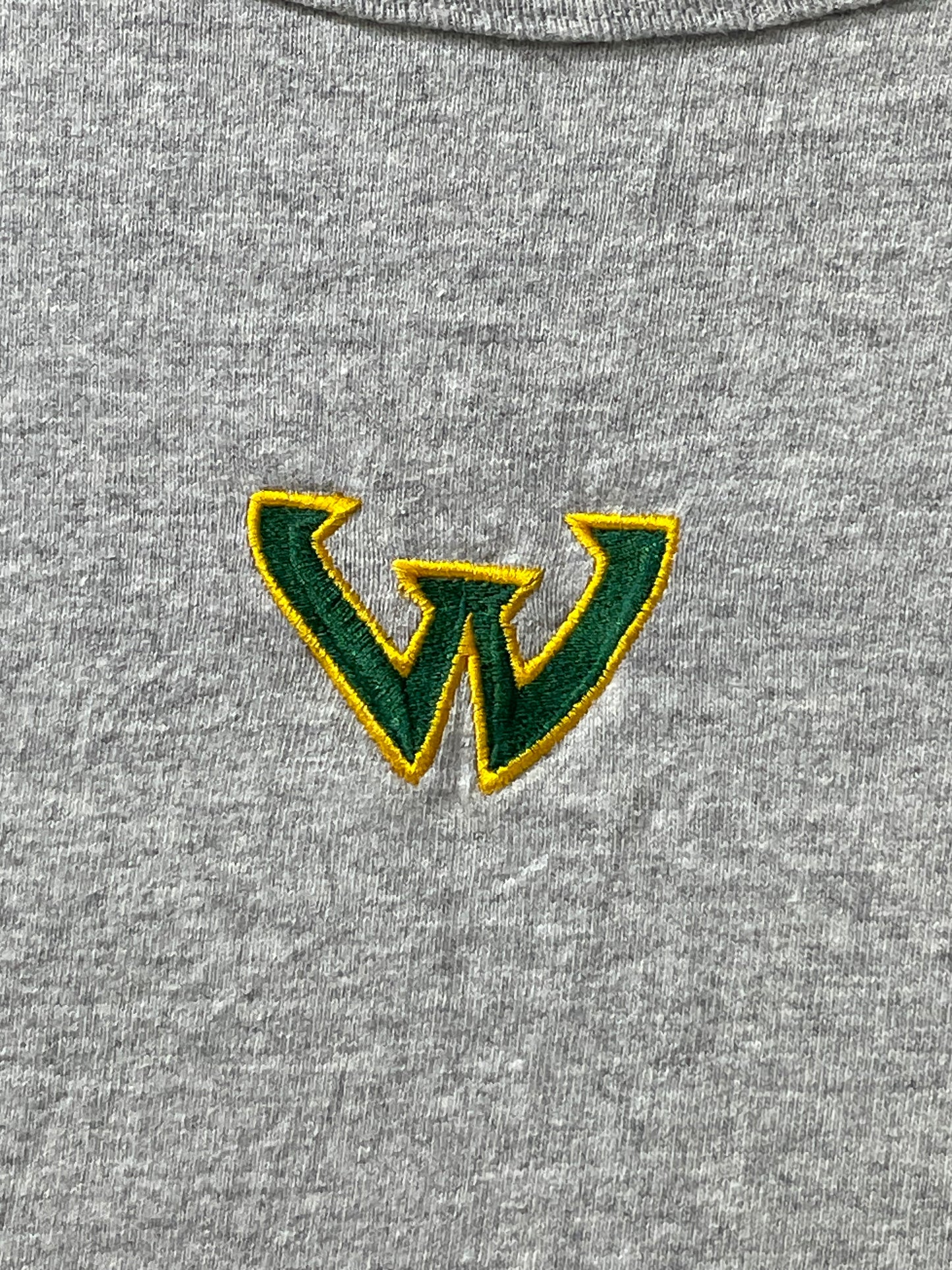 Champion Gray Cotton T Shirt For Men Large