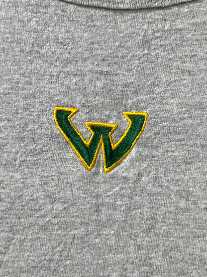 Champion Gray Cotton T Shirt For Men Large