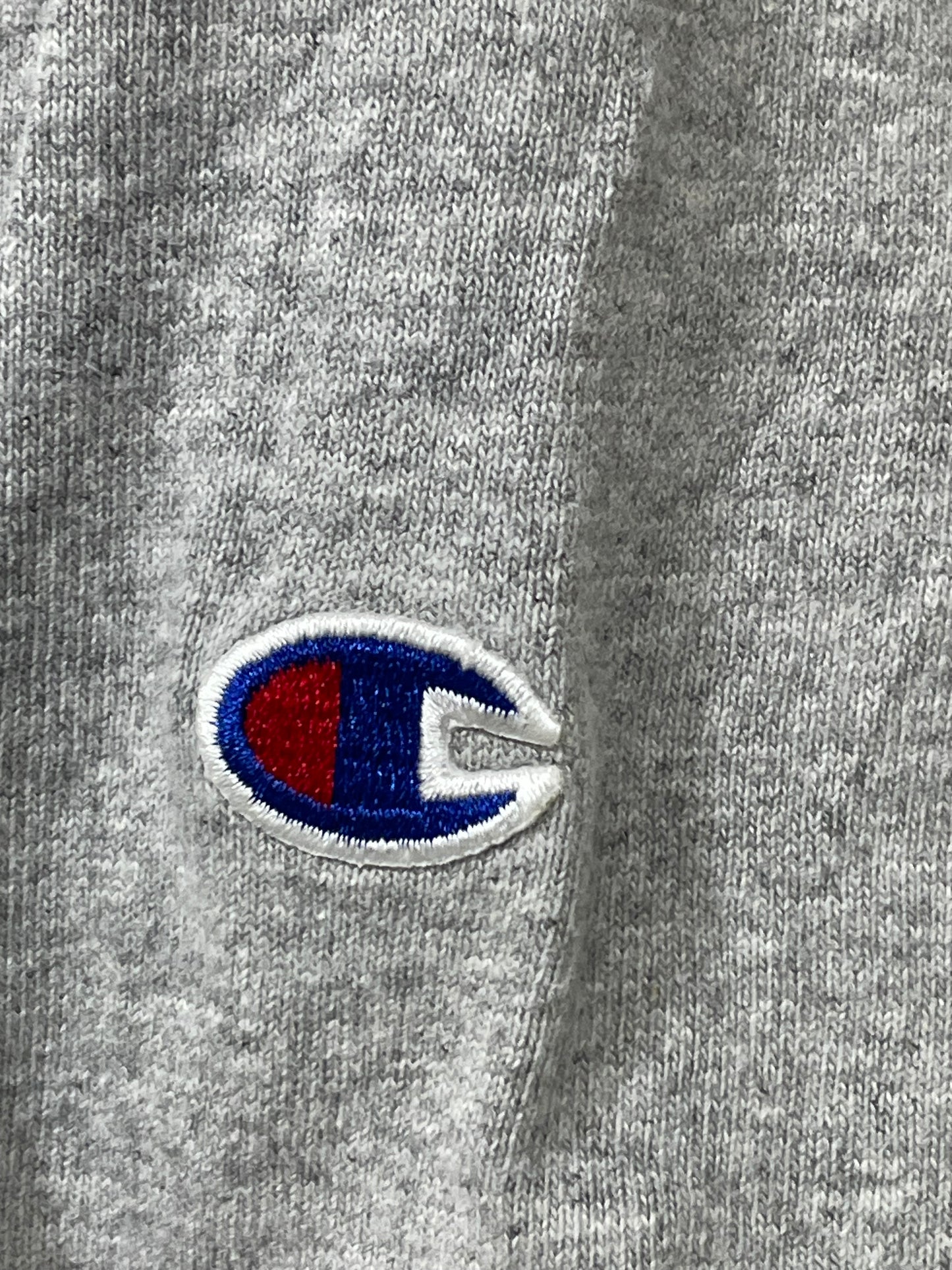 Champion Gray Cotton T Shirt For Men Large