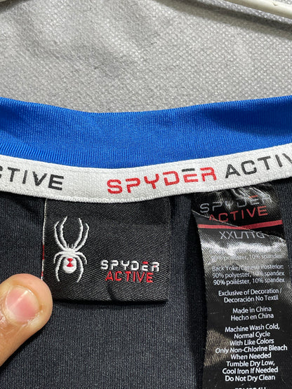 Spyder Active Blue Sports For Men T Shirt XL