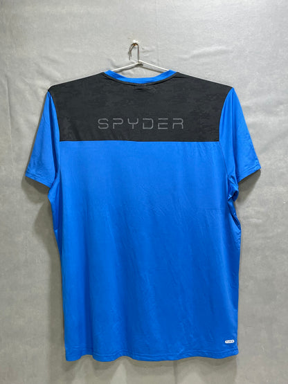 Spyder Active Blue Sports For Men T Shirt XL