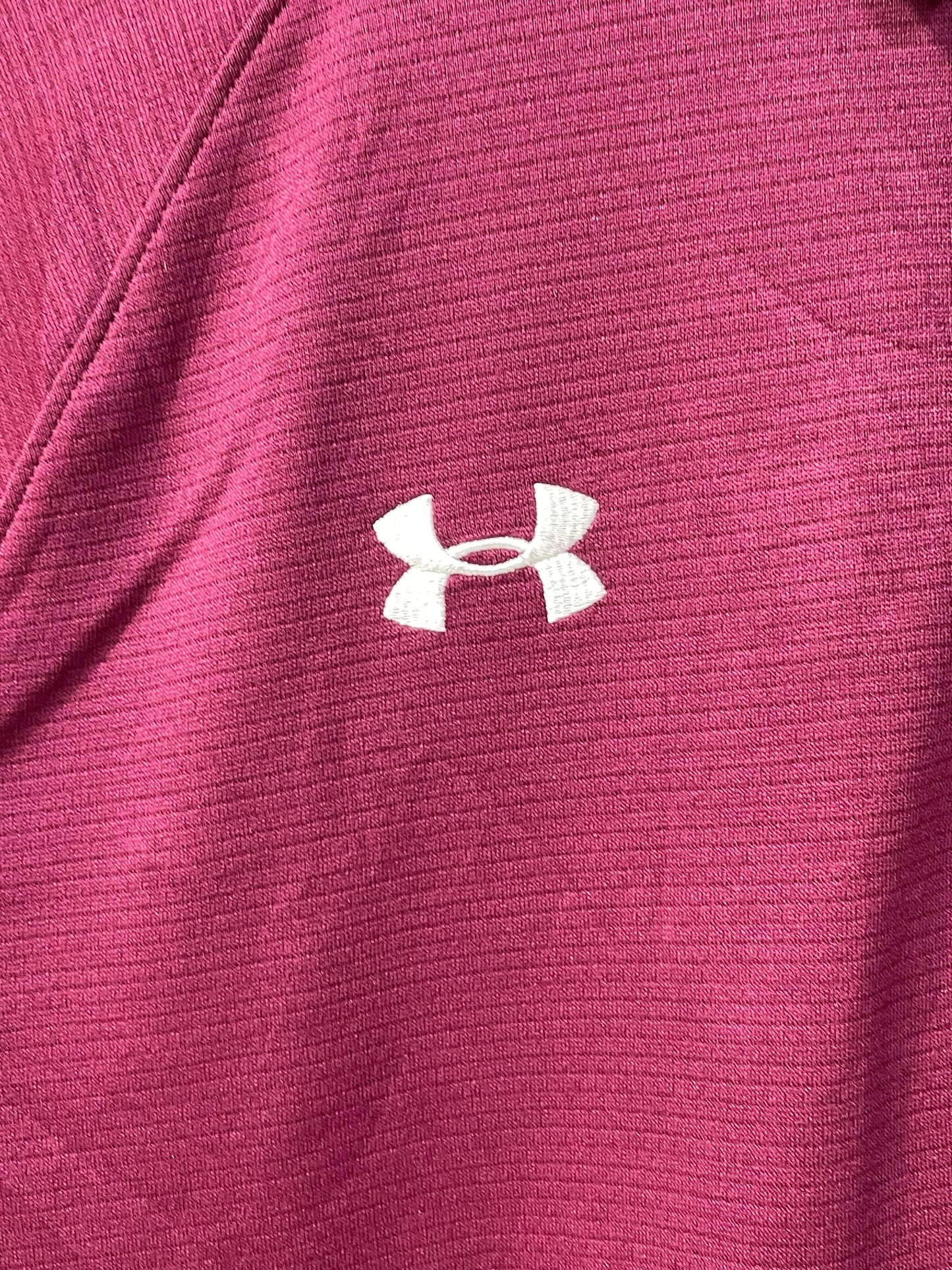 Under Armour Maroon Sport Polo T Shirt For Men XL