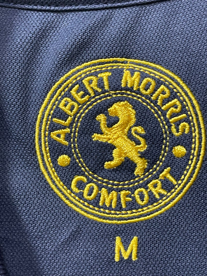 Albert Morris Blue Sport Polo T Shirt For Men M
