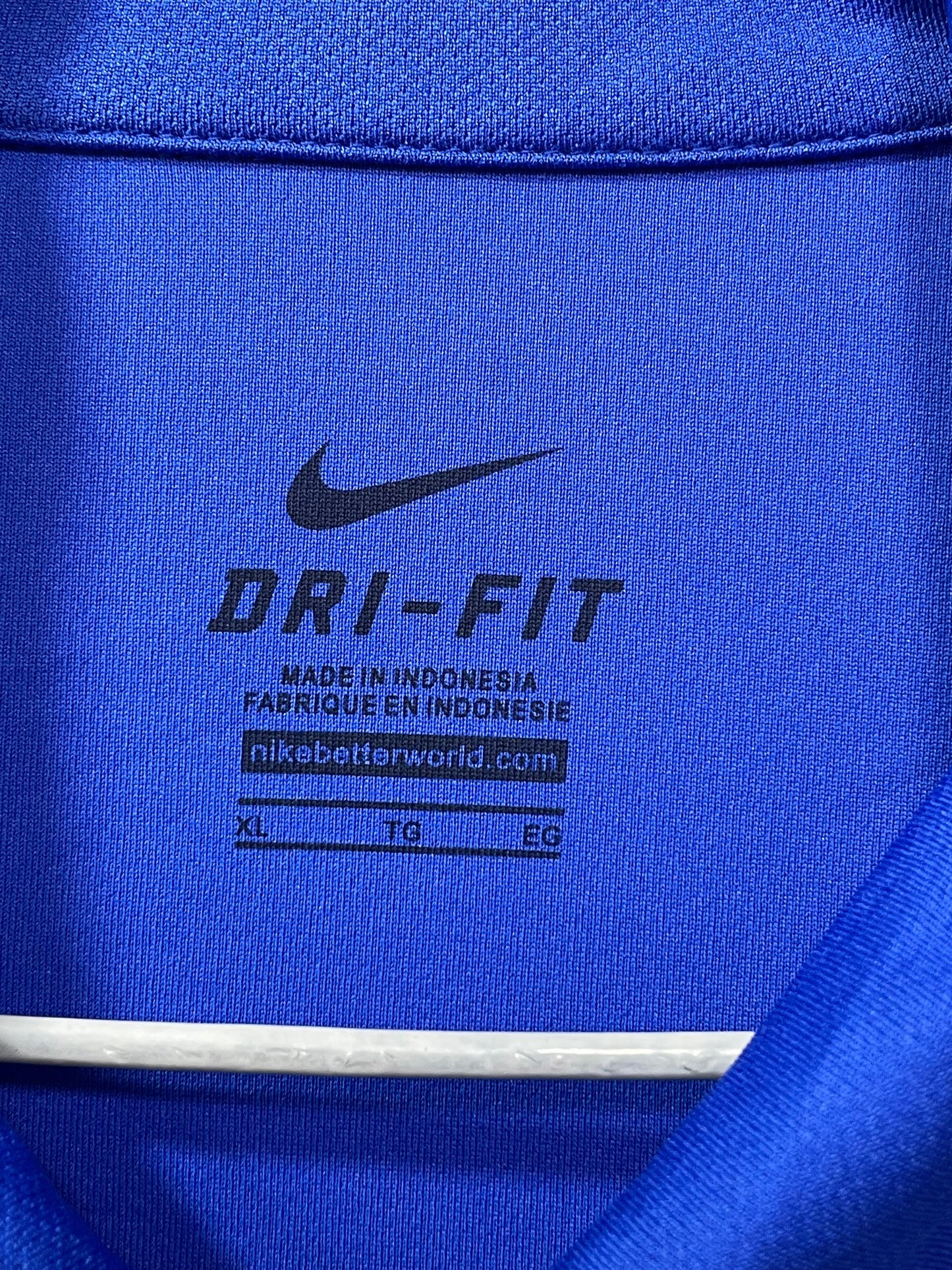 Nike Blue Sport Polo T Shirt For Men XL