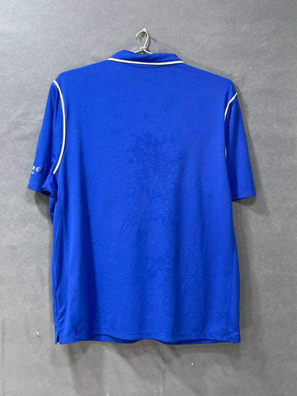 Nike Blue Sport Polo T Shirt For Men XL