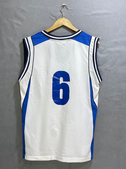 Cama White Sports For Men Vest T Shirt L