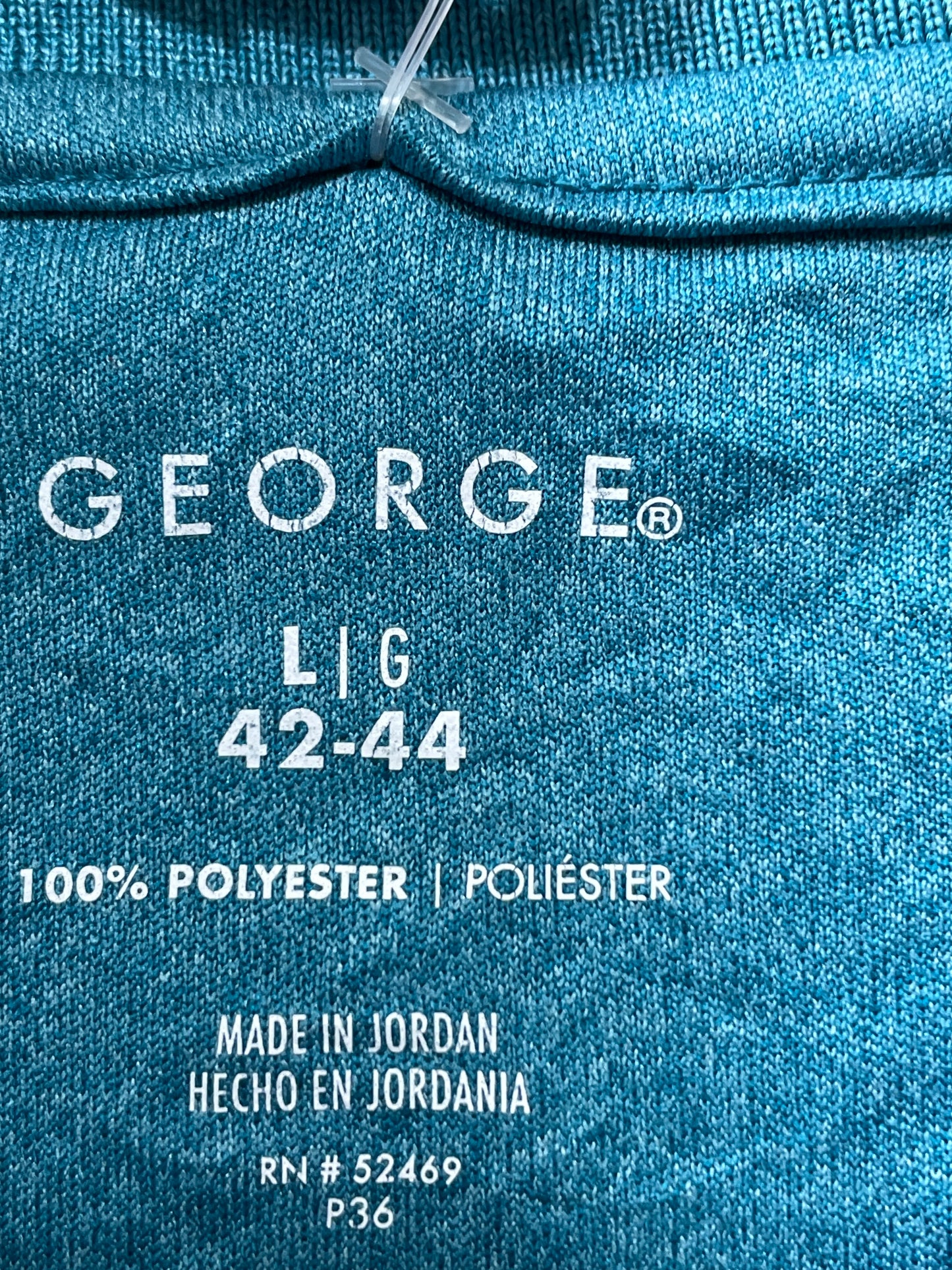 George Blue Sport Polo T Shirt For Men Large