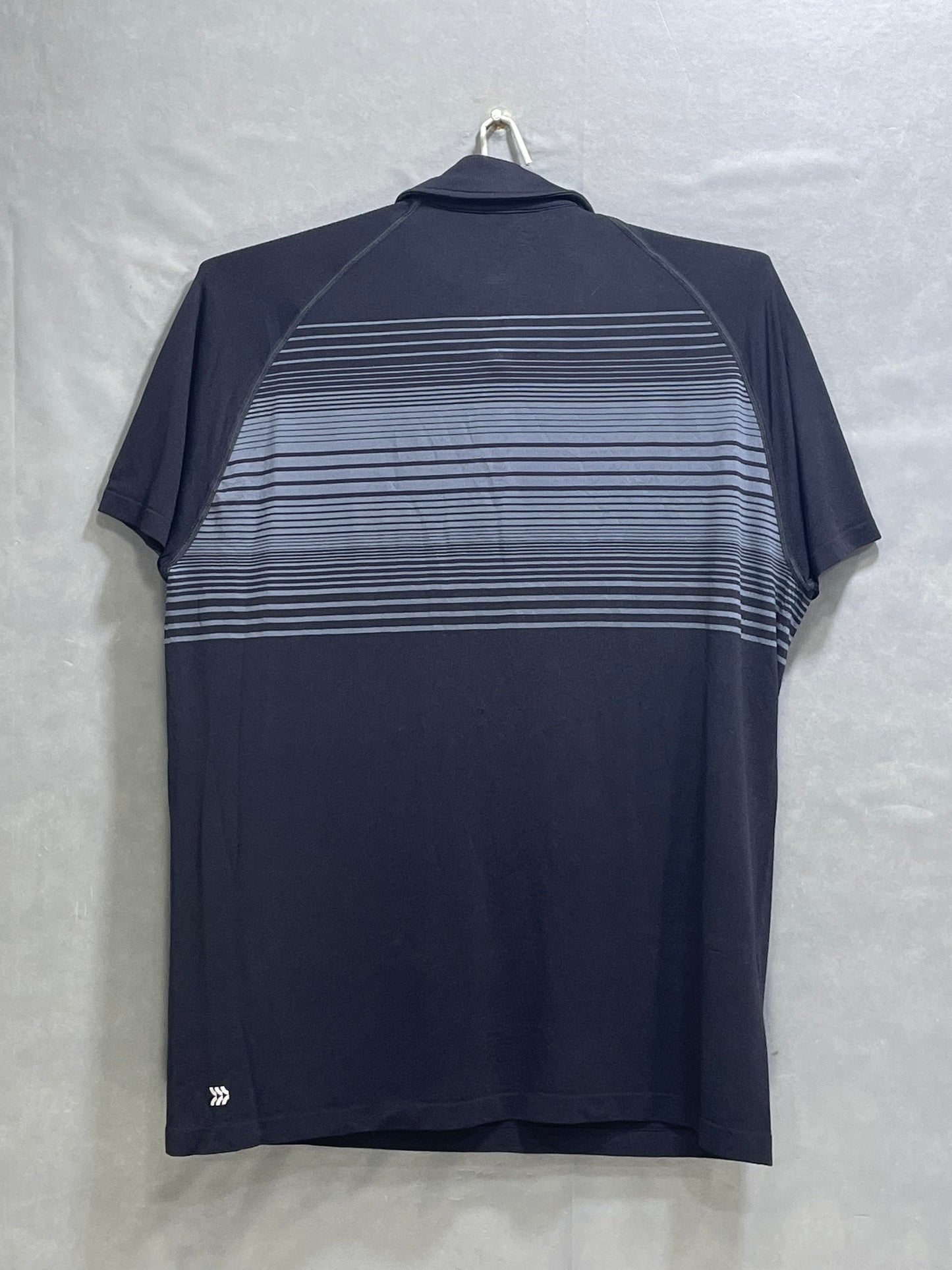 All In Motion Black Sport Polo T Shirt For Men L