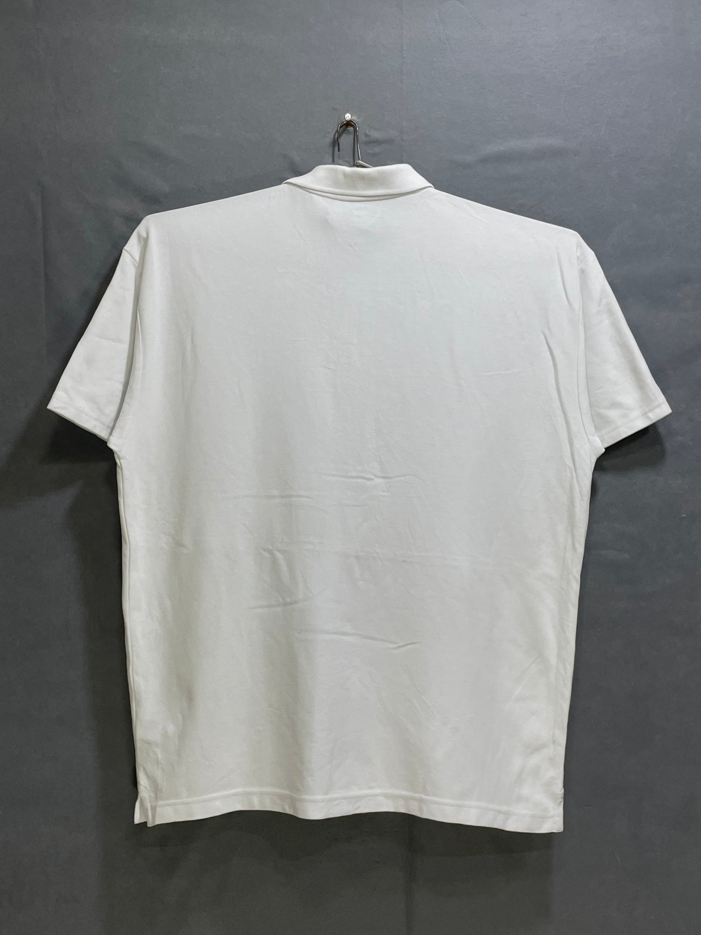 H&M White Cotton Polo T Shirt For Men X Large