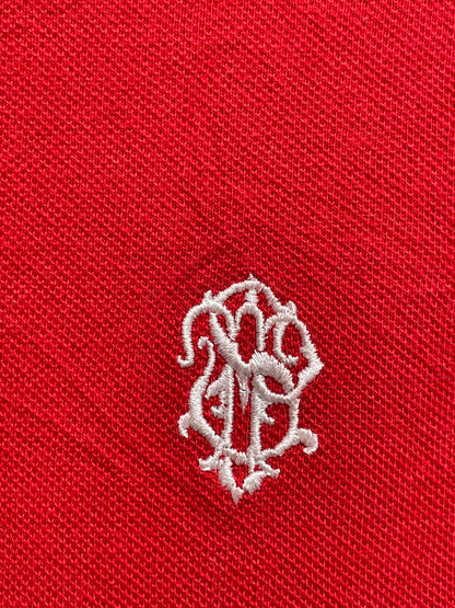South Pole Red Cotton Polo T Shirt For Men Large