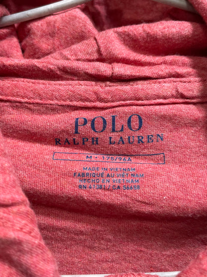 Polo Ralph Lauren Red Cotton Hood T Shirt For Men M