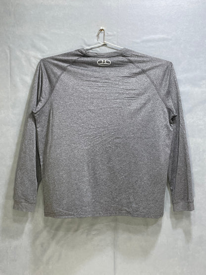Under Armour Gray Sports For Men T Shirt L