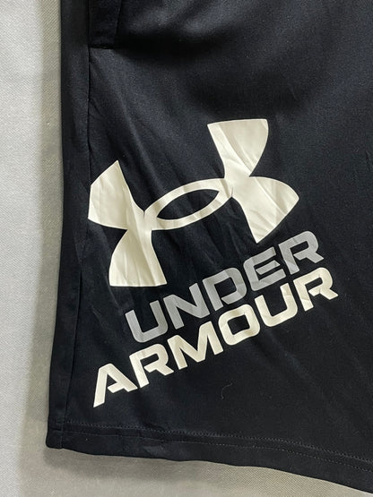 Under Armour Black Sports Short For Kids 16 Years