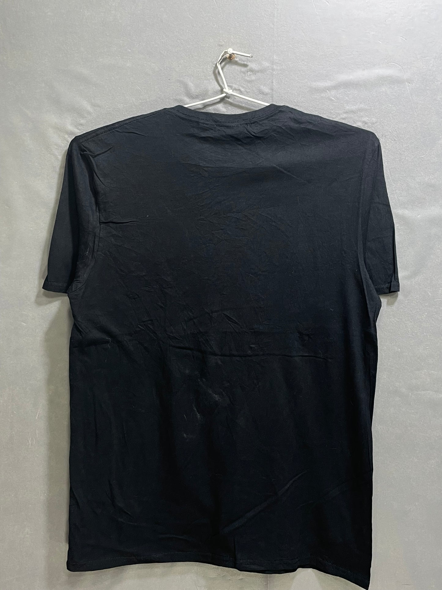 Gildan Black Cotton T Shirt For Men L