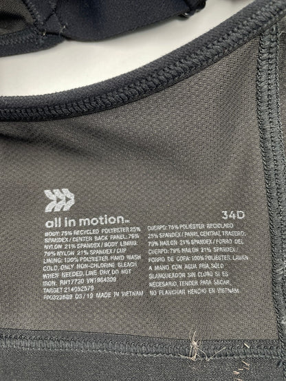All In Motion Sports Bra For Women Large