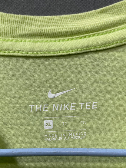 Nike Green Cotton T Shirt For Men XS
