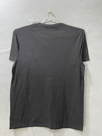 Old Navy Black Cotton T Shirt For Men L