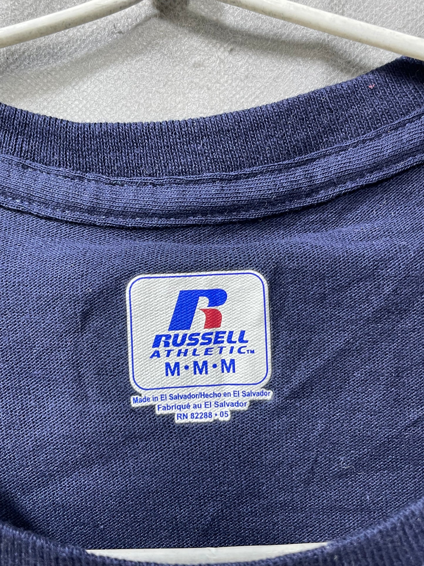 Russell Blue Cotton Vest T Shirt For Men M