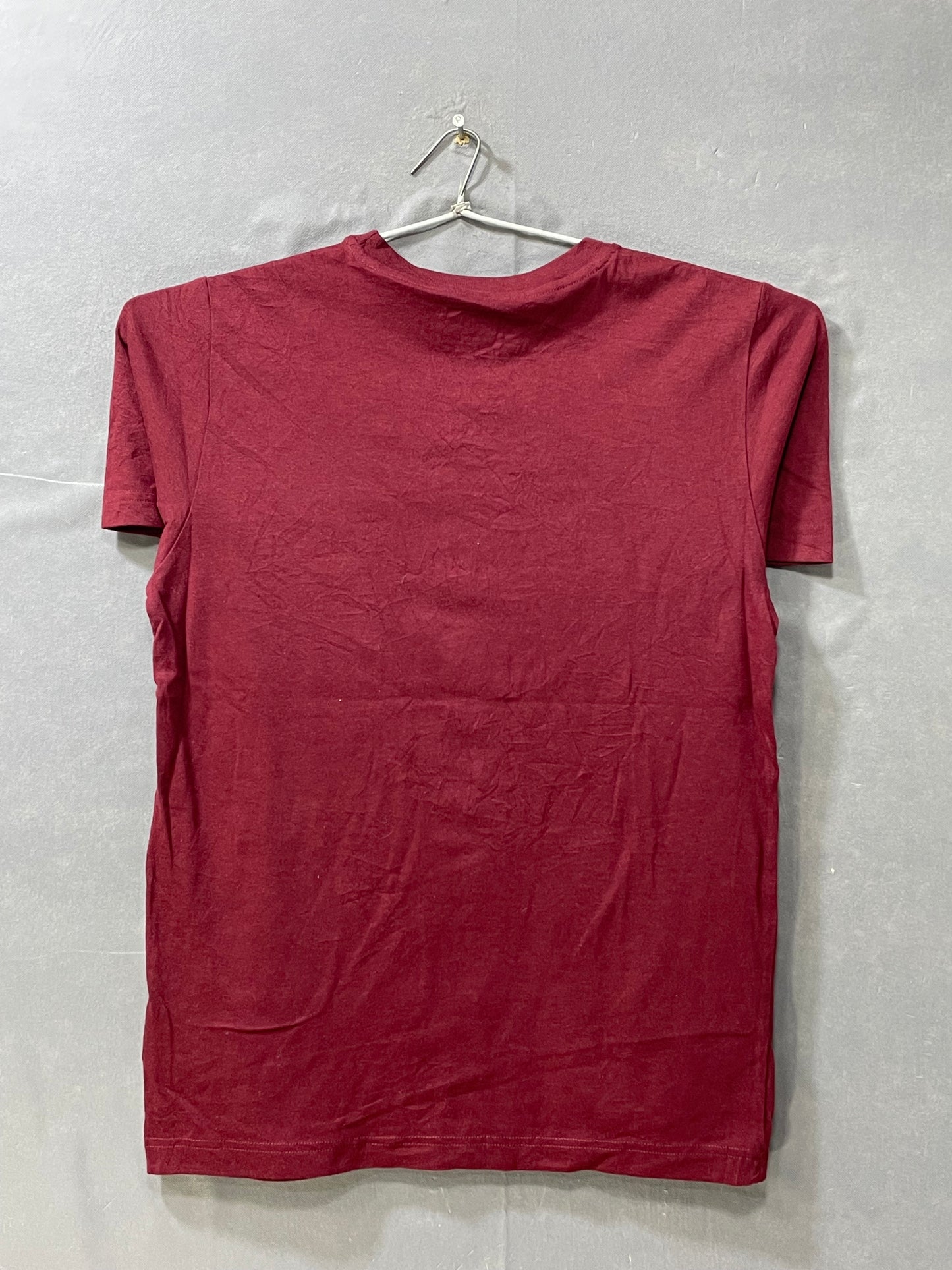 New Balance Maroon Cotton T Shirt For Men S