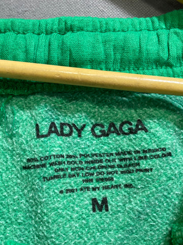 Lady Gaga Blue Polyester Fleece Winter Trouser For Men Large