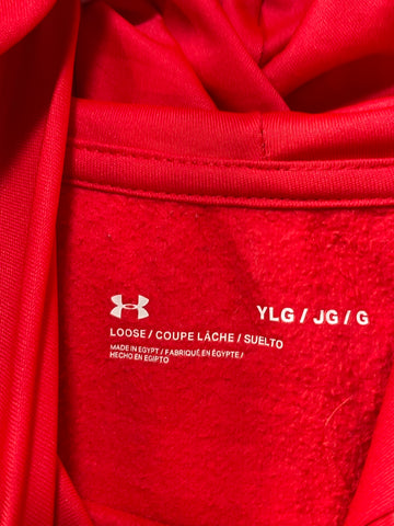 Under Armour Red For Kids Sport Hoodie 12 Years