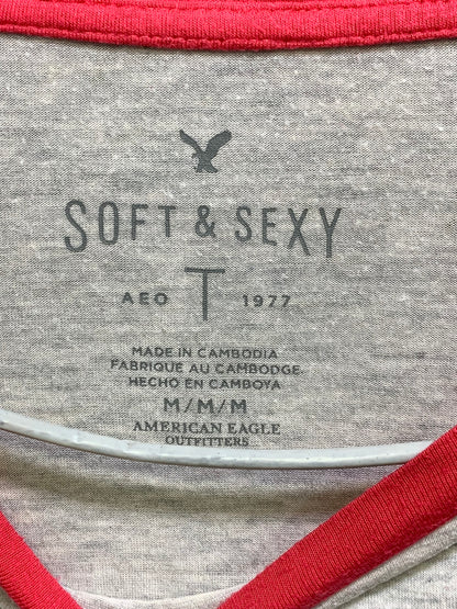 American Eagle Branded Original For Cotton Women T Shirt