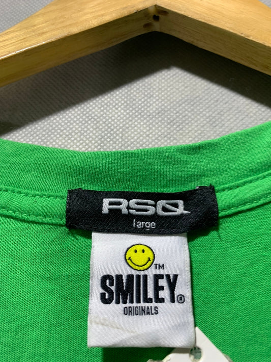 Smiley Brand For Men Cotton T Shirt