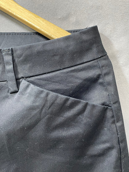 Lee Black Cotton Dress Pant For Men M