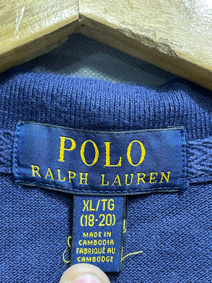 Polo Blue Cotton Polo T Shirt For Men X Small