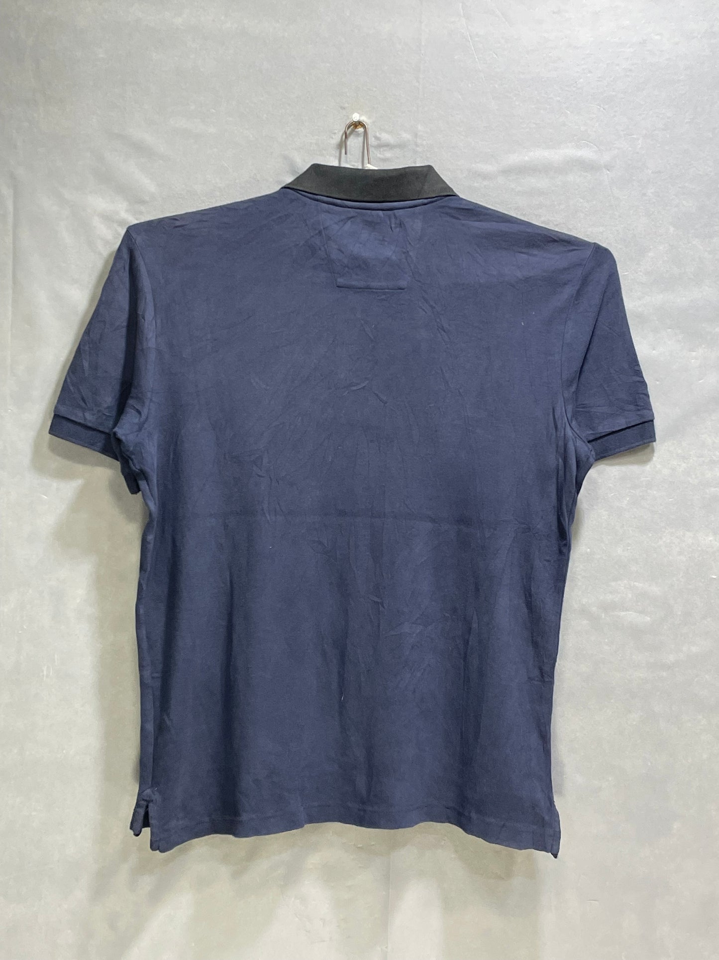 Nautica Blue Cotton Polo T Shirt For Men Medium