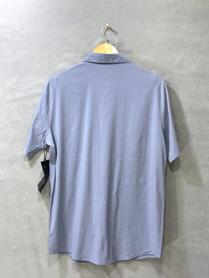 Saucony Blue Cotton Shirt For Men Medium