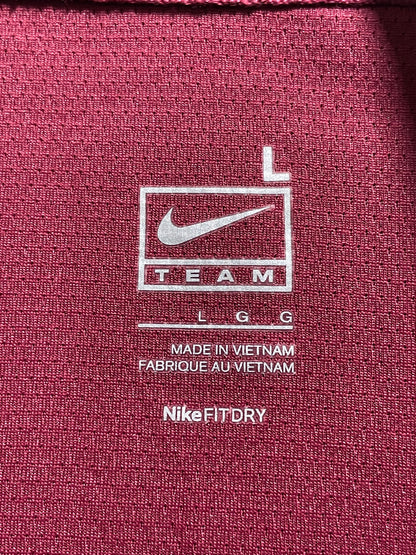 Nike Redish Brown Sport Polo T Shirt For Men Large | Preloved Labels